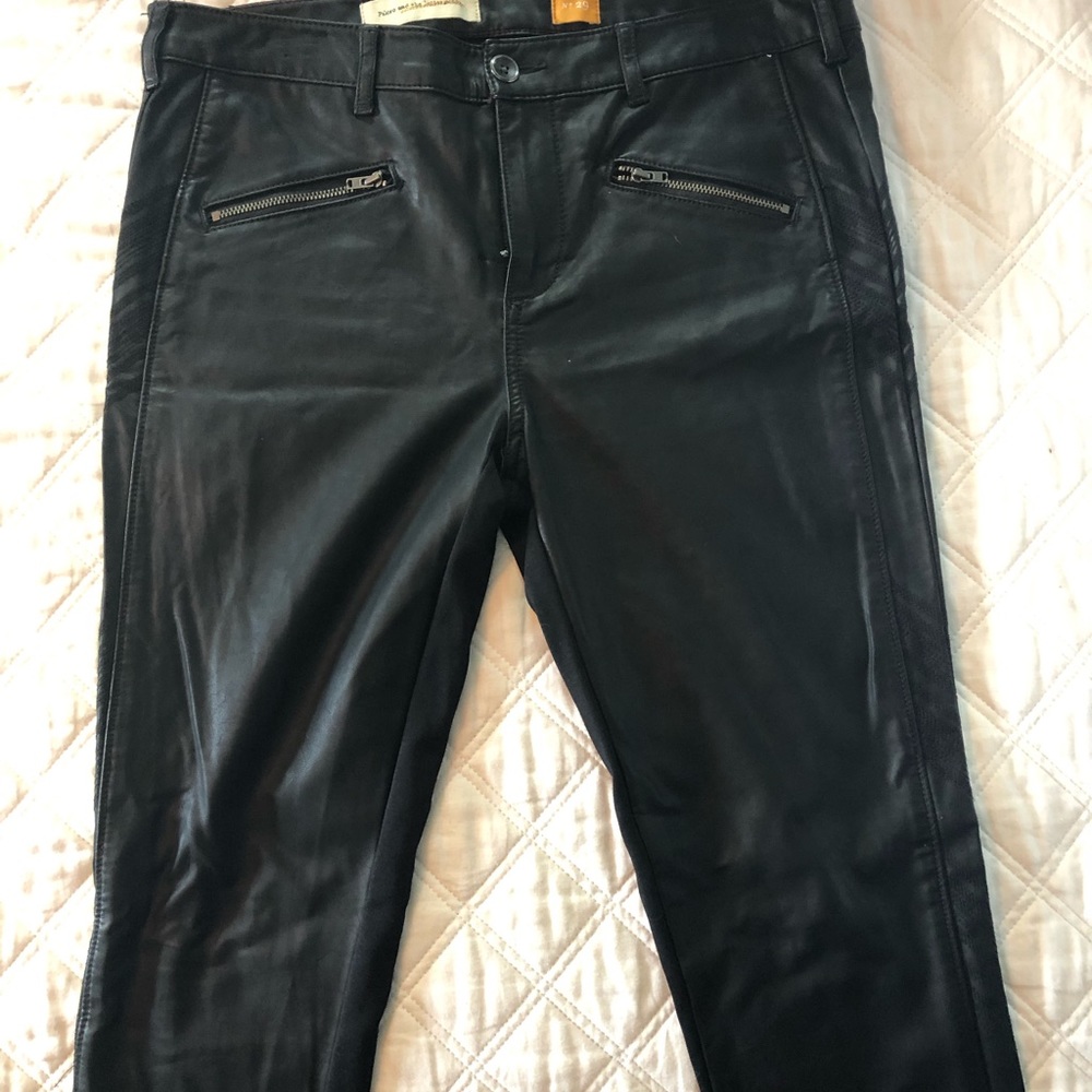 Pilcro (Anthropologie) Faux Leather Pants (29)